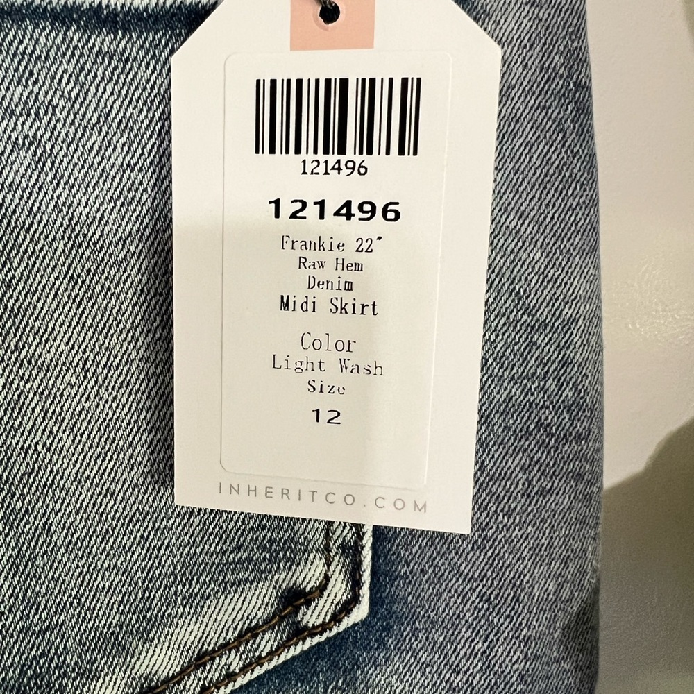 Inherit Co Frankie denim midi skirt - Picture 4 of 4